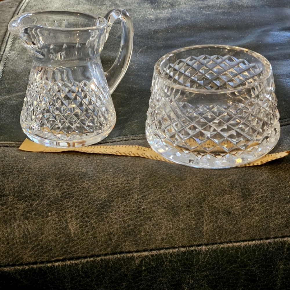 Waterford Sugar and Creamer